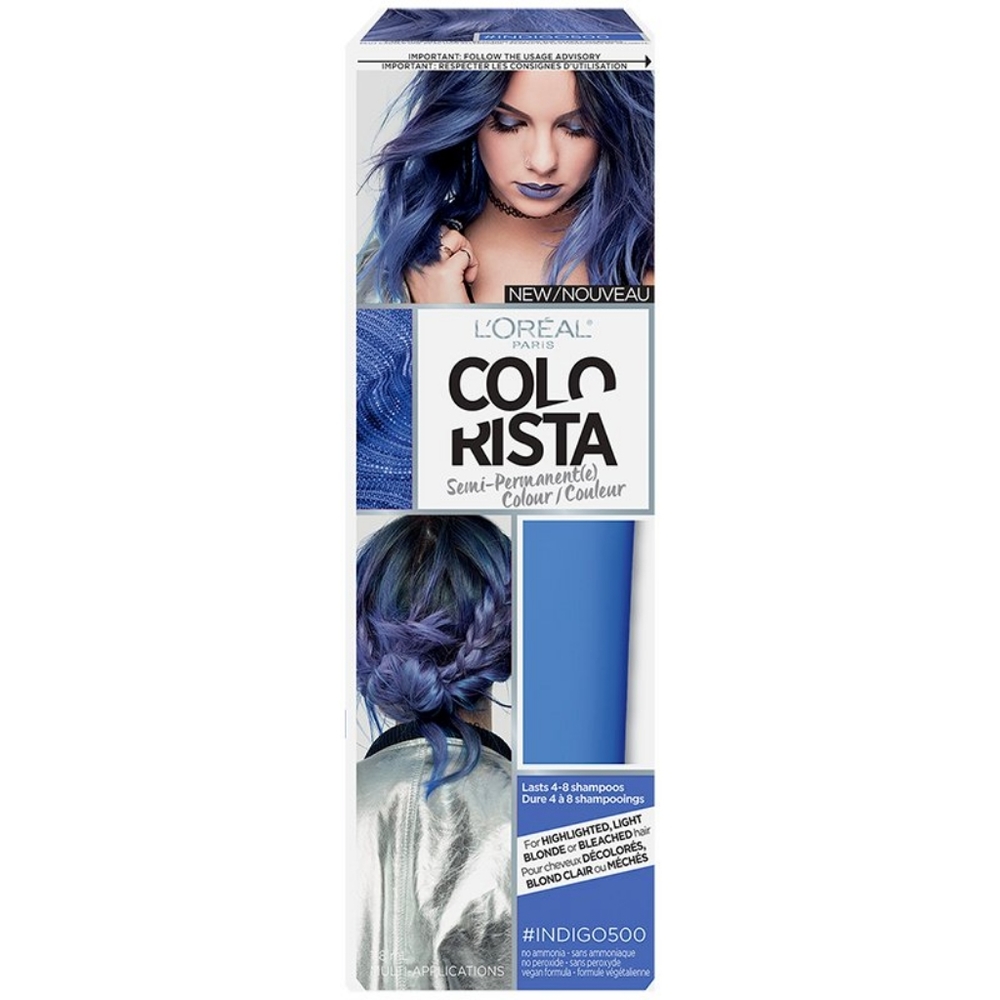 L’Oreal Colorista semi-permanent hair color Indigo